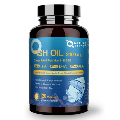 Vitamin D3 & E Fish Oil, 120 Soft Capsules