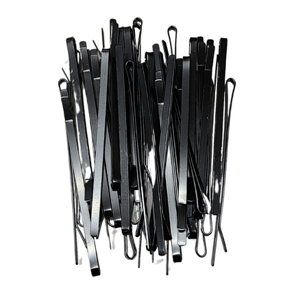 Professional Flat Metal Styling Bobby Pins in Storage Case - 40pc Pack
