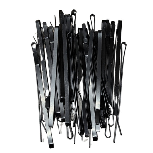 Professional Flat Metal Styling Bobby Pins in Storage Case - 40pc Pack