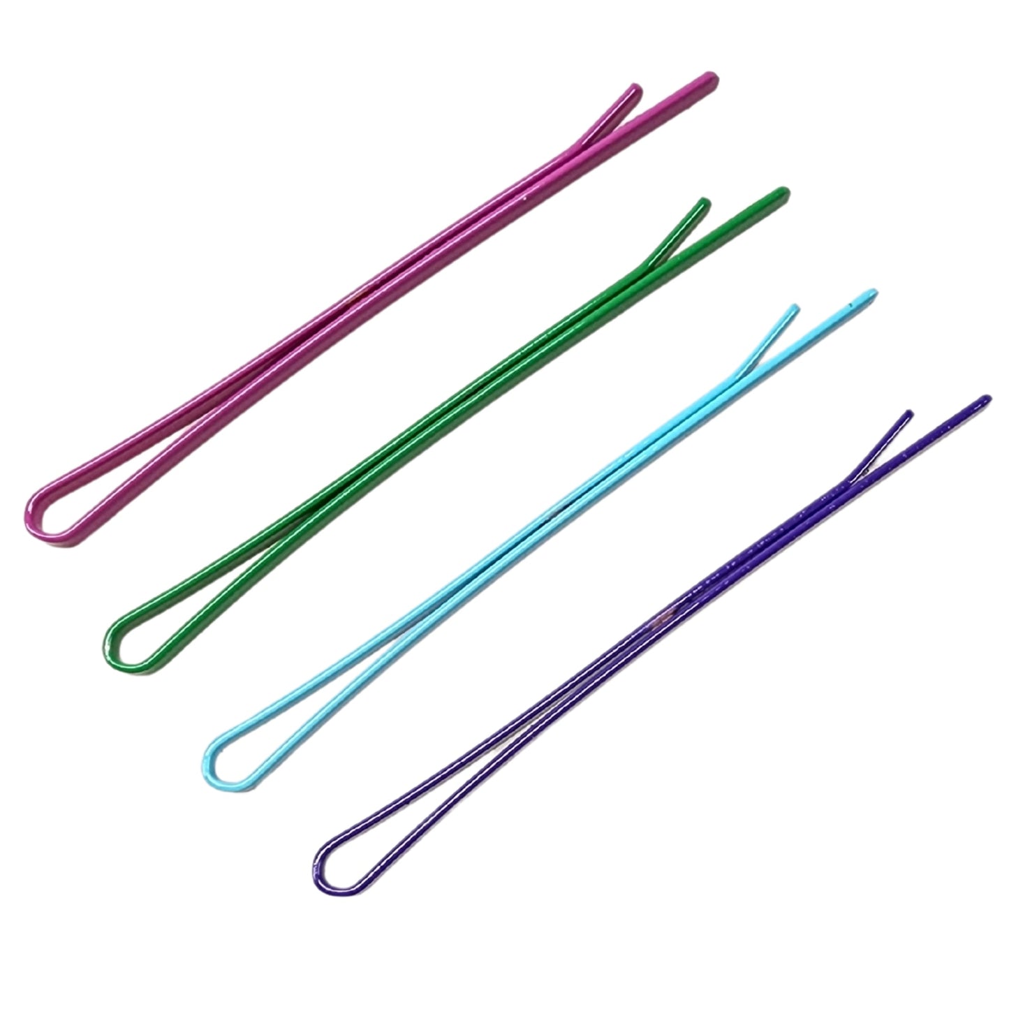 Professional Flat Metal Styling Bobby Pins in Storage Case - 40pc Pack