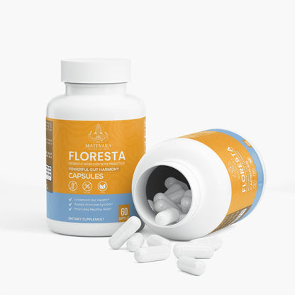 Floresta Probiotic 40 Billion CFU with Prebiotics | 60 Vegan Capsules