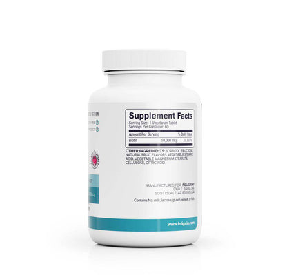 FOLIGAIN® Biotin Fast Dissolve Supplement For Healthier-Looking Hair