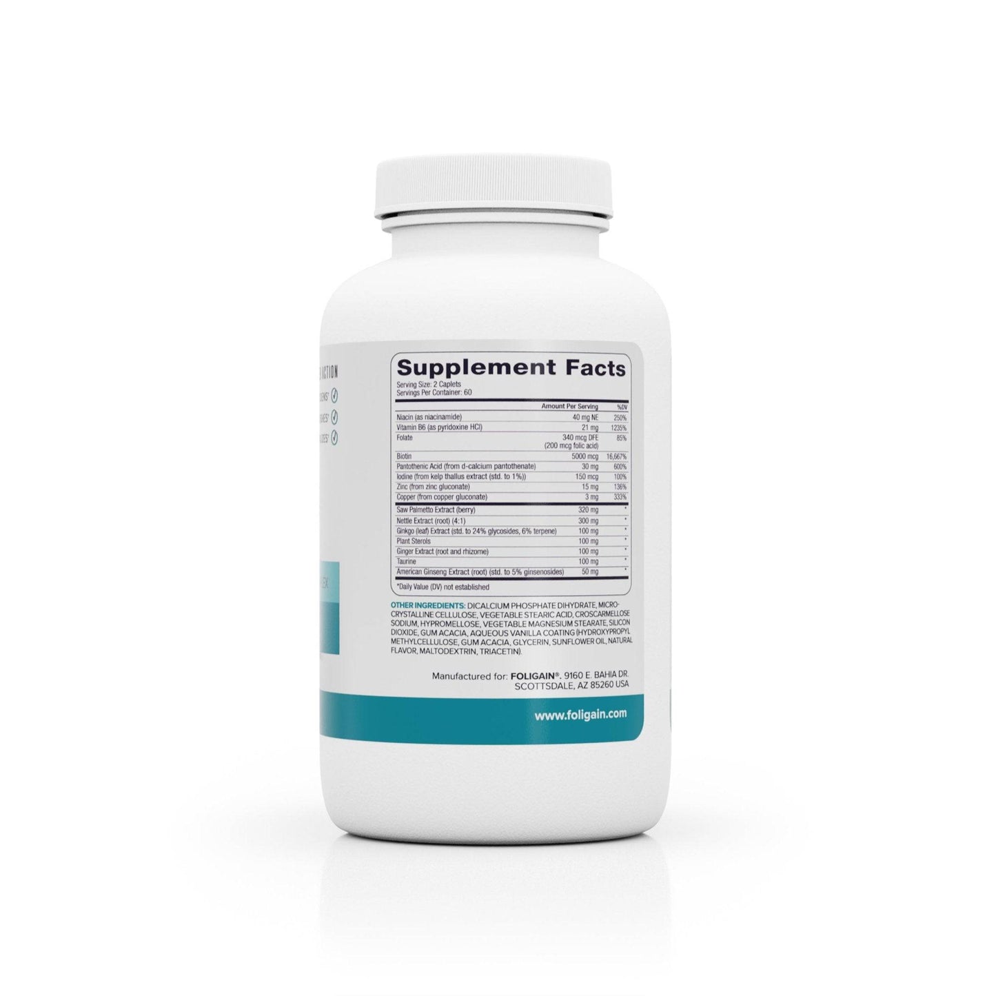 FOLIGAIN® Stimulating Supplement For Thinning Hair 120 Caplets