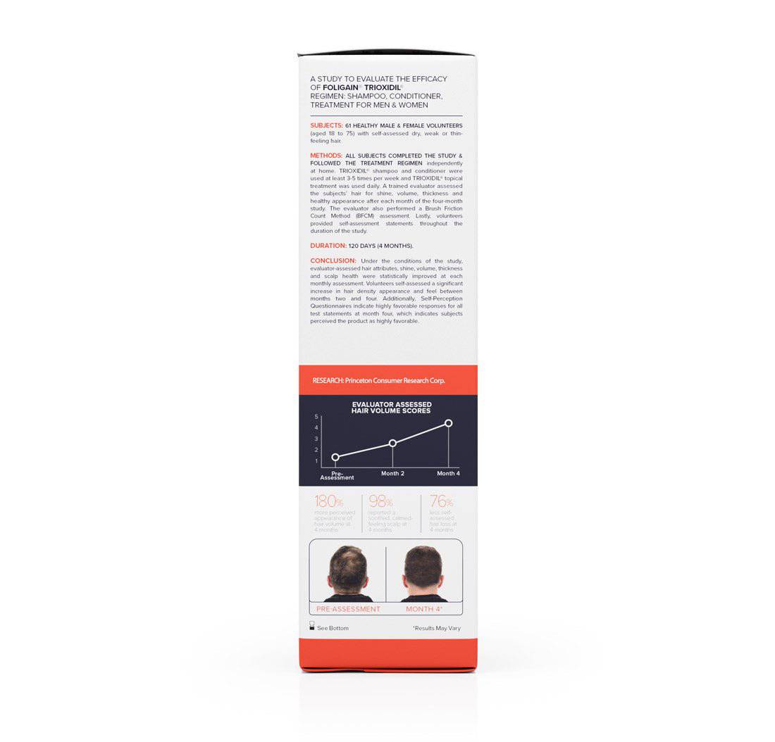 FOLIGAIN® Triple Action Conditioner For Thinning Hair For Men with 2% TRIOXIDIL®