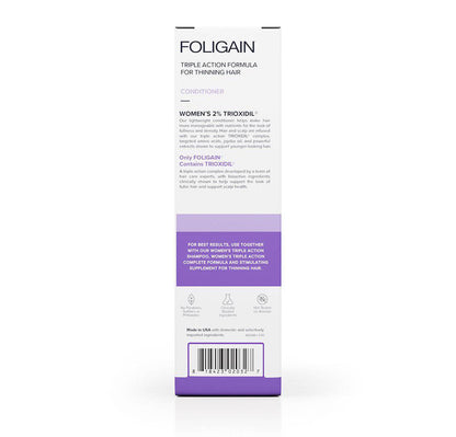 FOLIGAIN® Hair Growth Shampoo + Conditioner Kit For Women with 2% TRIOXIDIL®