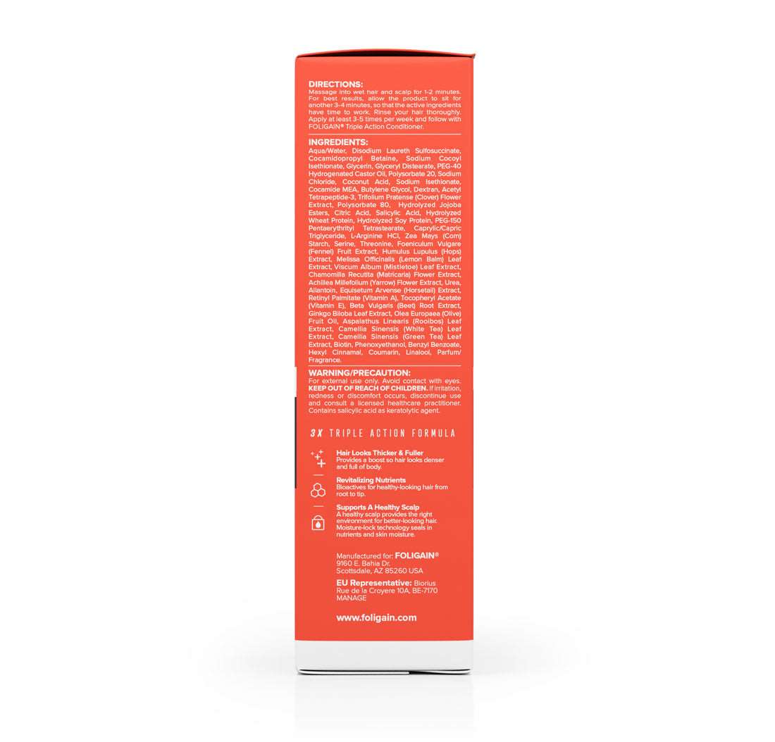 FOLIGAIN® Thinning Hair Shampoo and Conditioner Kit for Men with 2% TRIOXIDIL®