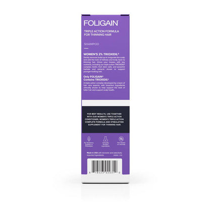 FOLIGAIN® Hair Growth Shampoo + Conditioner Kit For Women with 2% TRIOXIDIL®