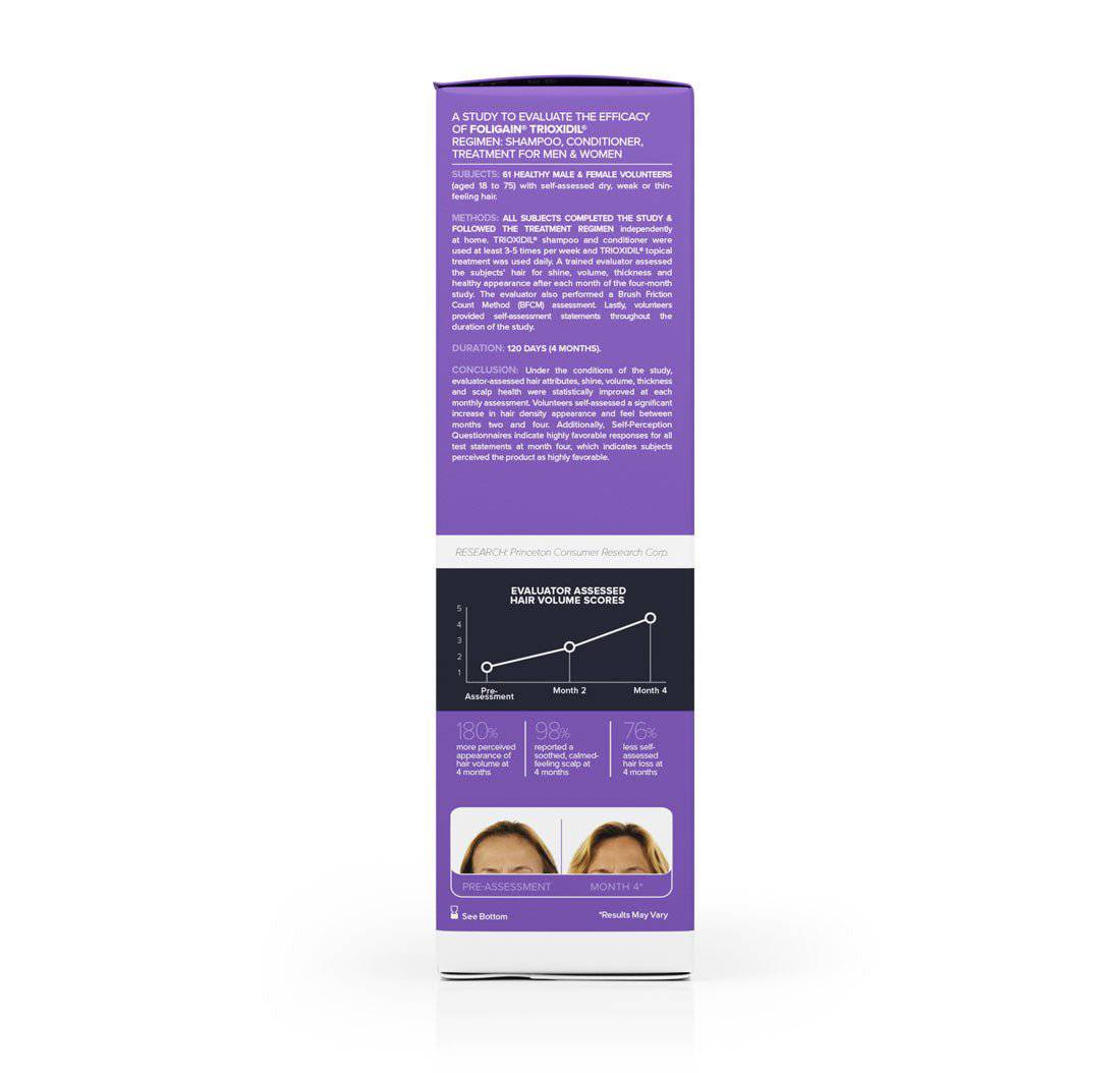 FOLIGAIN® Triple Action Shampoo For Thinning Hair For Women with 2% TRIOXIDIL®