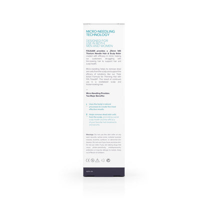 FOLIGAIN® Hair & Scalp Roller with 540 Titanium 0.25 mm Needles