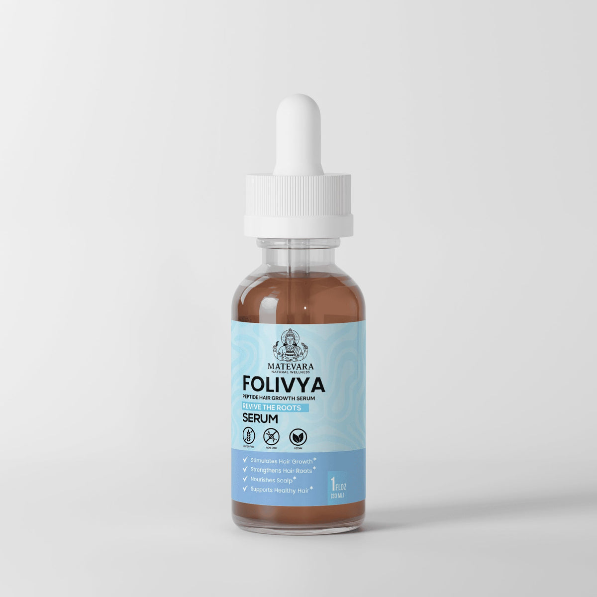 Folivya Peptide Hair Serum |Strengthening Formula | 1 fl oz