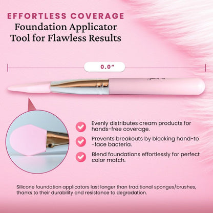 Foundation Applicator Tool – Flawless, Hands-Free Cream & Liquid Application