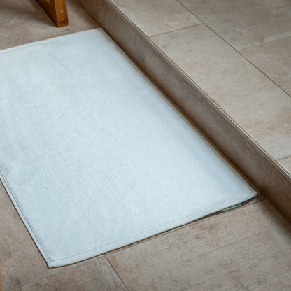 Alfombrillas de baño orgánicas de lujo (paquete de cuatro)