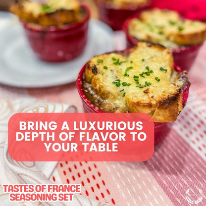 Set de regalo de condimentos franceses - Sabores de Francia - Paquete de seis mezclas de especias artesanales 