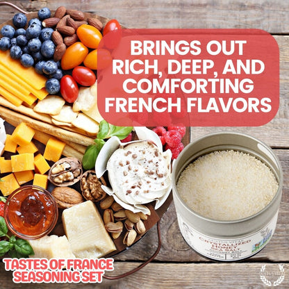 Set de regalo de condimentos franceses - Sabores de Francia - Paquete de seis mezclas de especias artesanales 