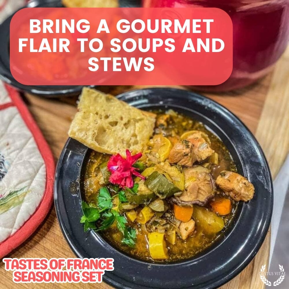 French Seasoning Gift Set - Tastes of France - Artisanal Spice Blends Six Pack