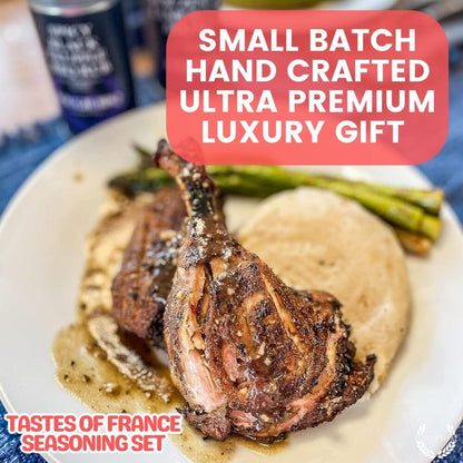 Set de regalo de condimentos franceses - Sabores de Francia - Paquete de seis mezclas de especias artesanales 