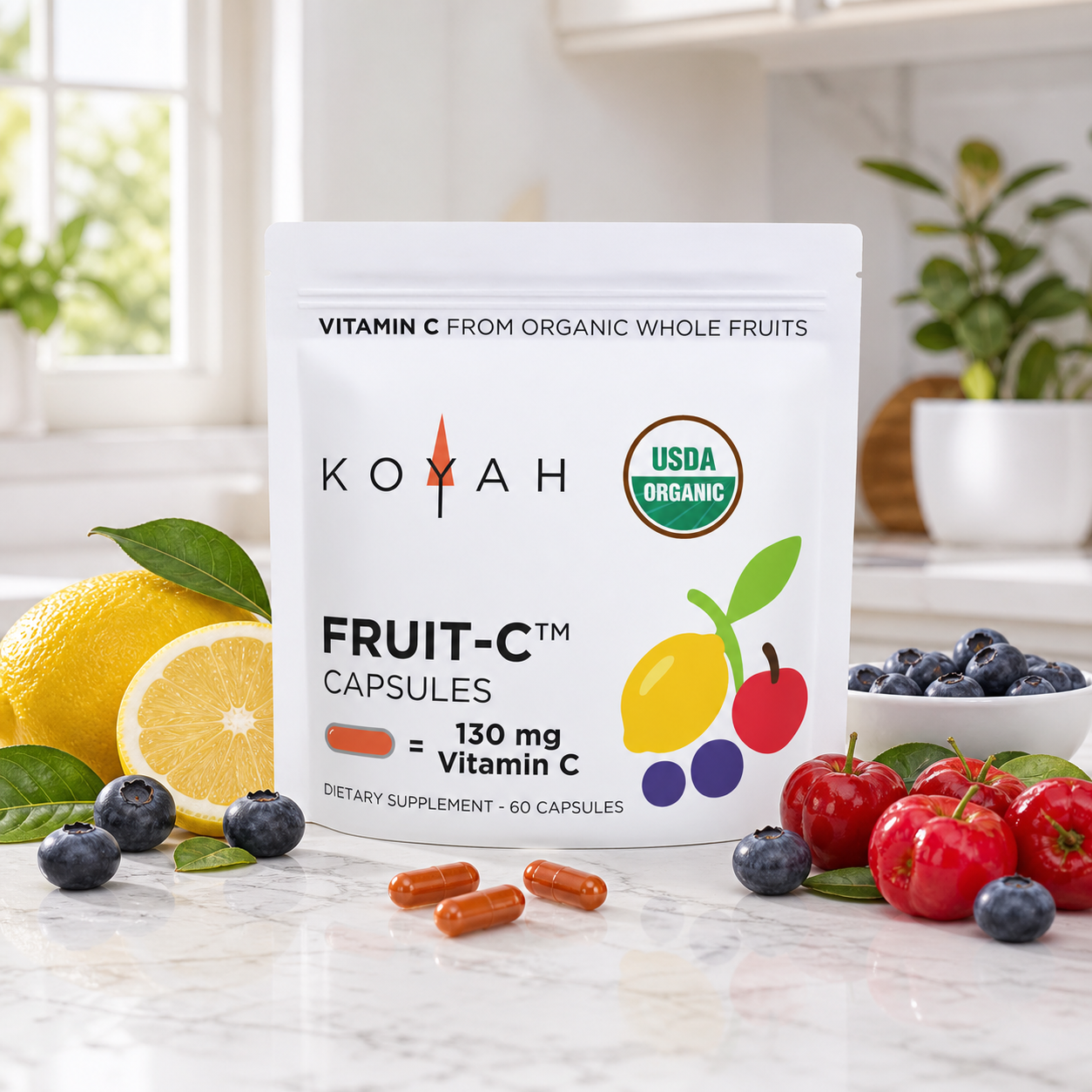 Organic Fruit-C® Capsules