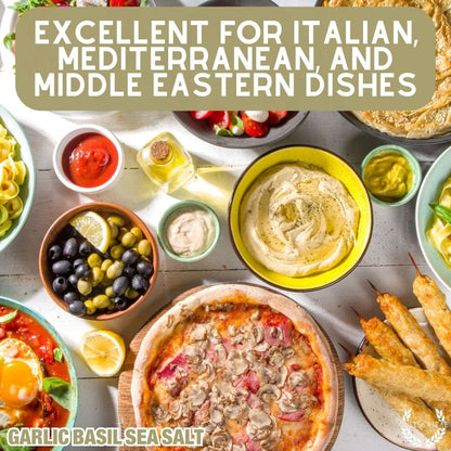 Garlic Basil Sea Salt