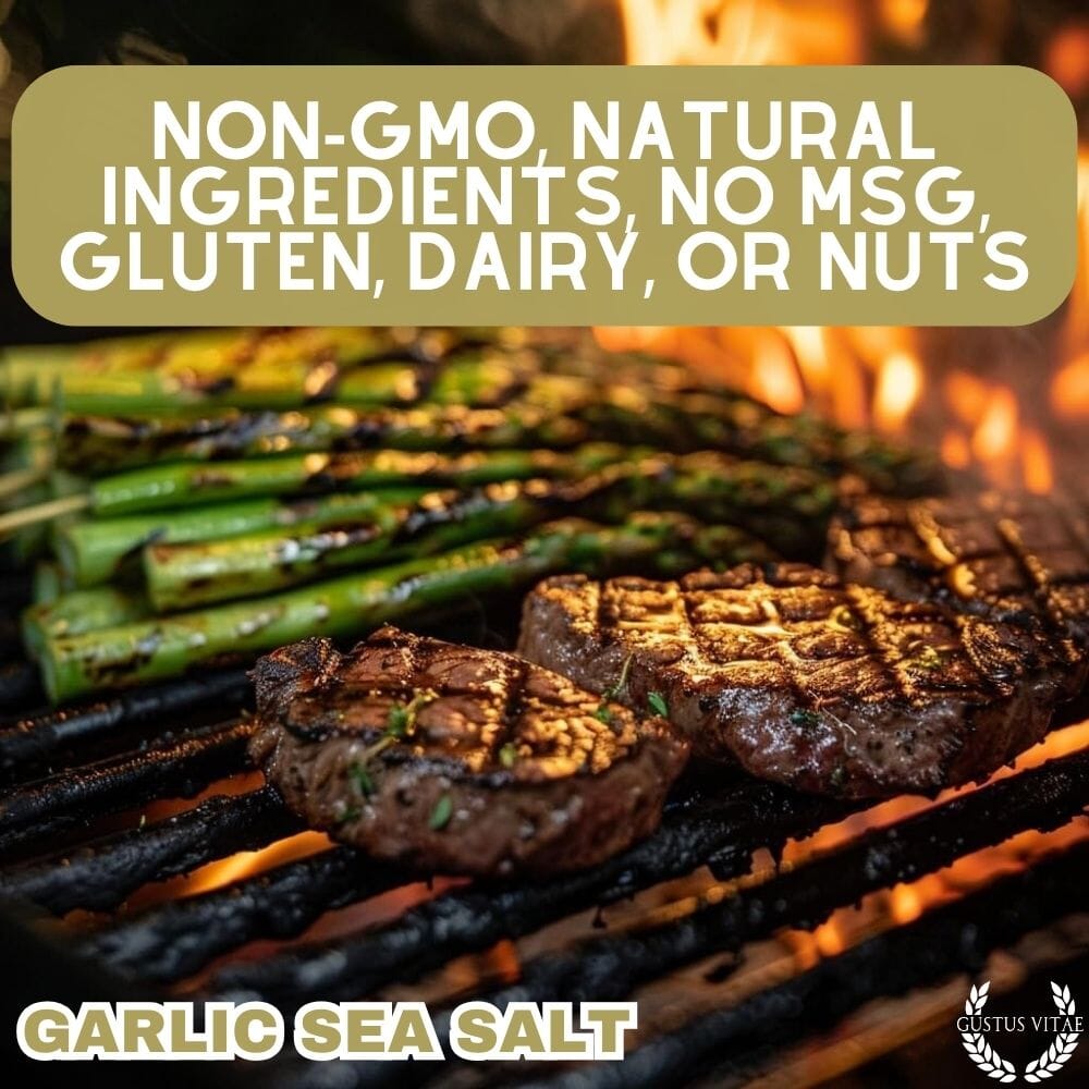 Sal de ajo | Condimento de sal marina 