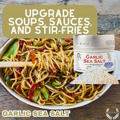 Sal de ajo | Condimento de sal marina 