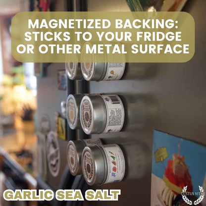 Sal de ajo | Condimento de sal marina 