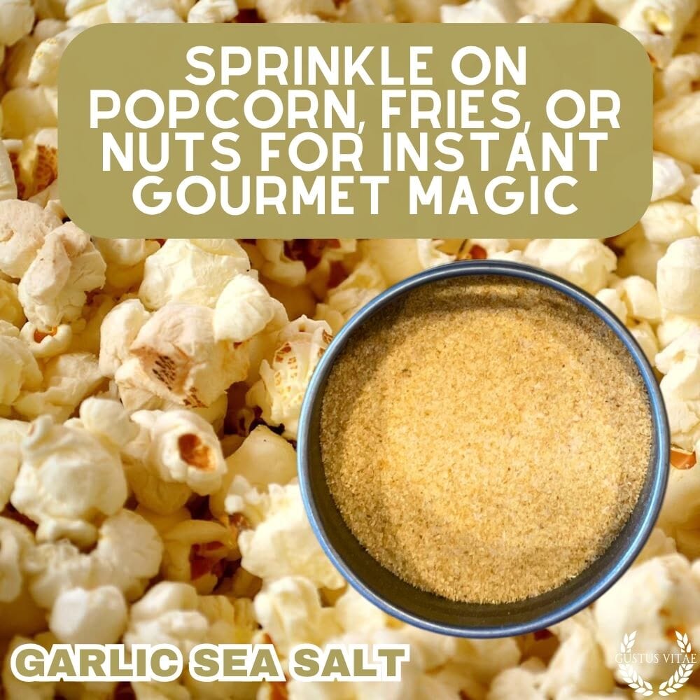 Sal de ajo | Condimento de sal marina 