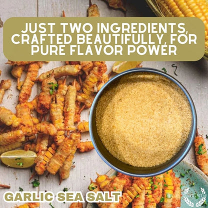 Sal de ajo | Condimento de sal marina 