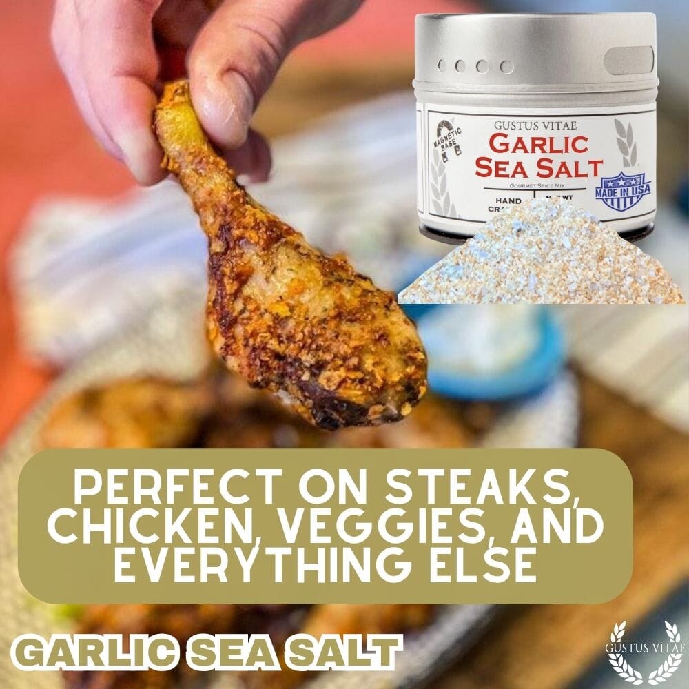 Sal de ajo | Condimento de sal marina 