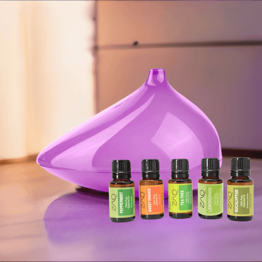 Gem Aromatherapy Essential Oil Diffuser Gift Set: Elevate Your Space with Premium Scents