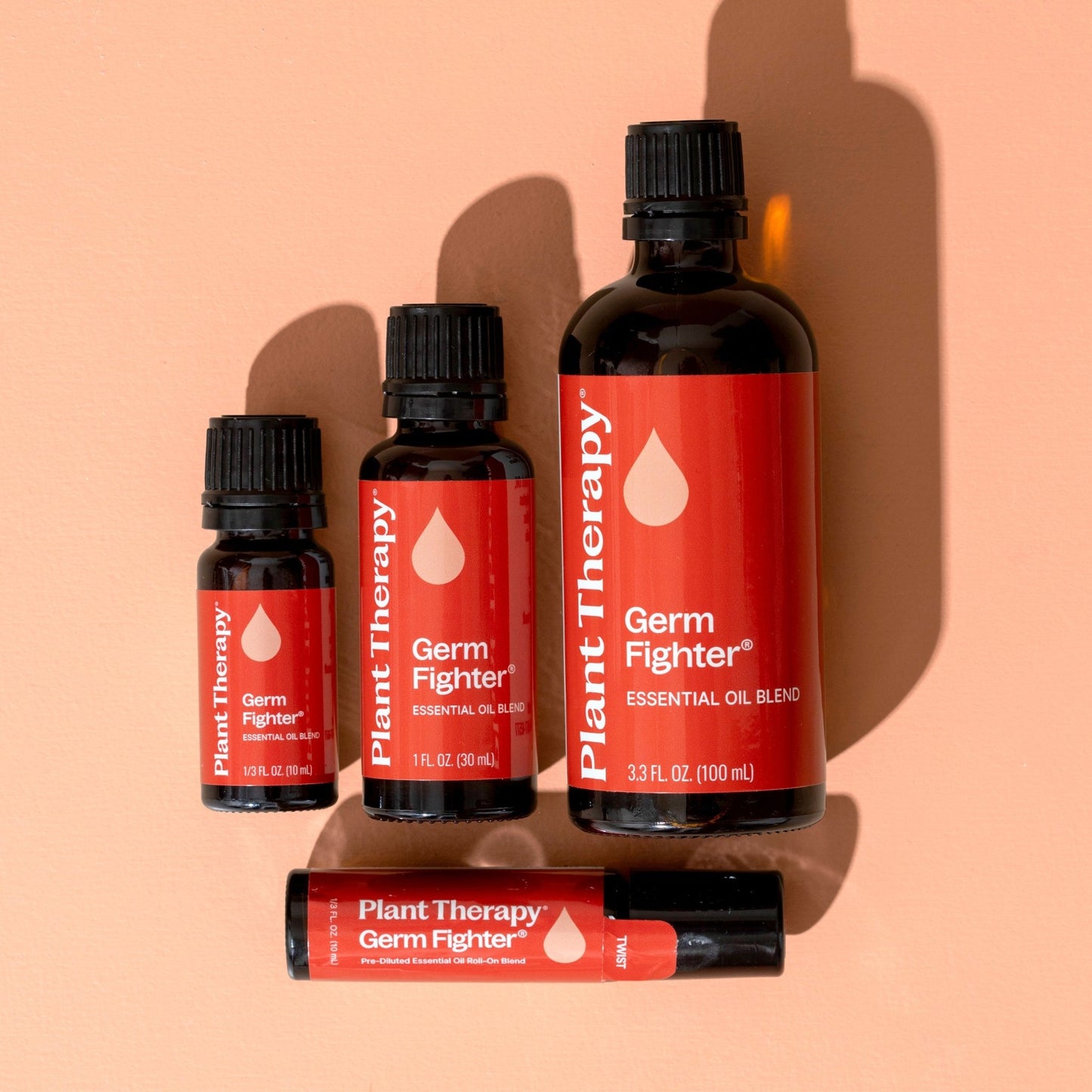 Germ Fighter Essential Oil Blend Pre - Diluted Roll - On | Daily Health & Beauty