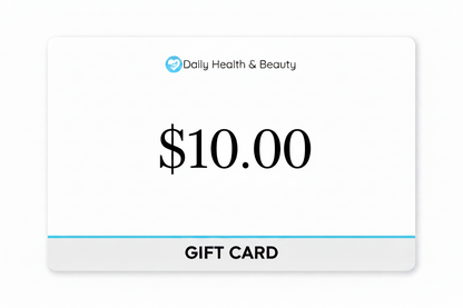 Tarjeta de regalo de salud y belleza diaria