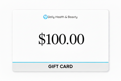 Tarjeta de regalo de salud y belleza diaria