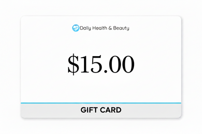 Tarjeta de regalo de salud y belleza diaria