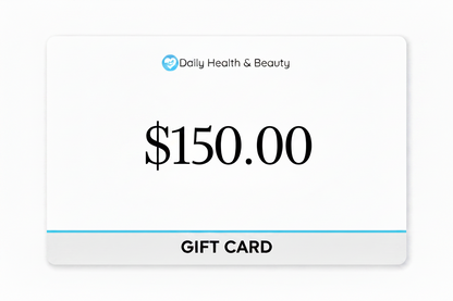 Tarjeta de regalo de salud y belleza diaria