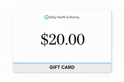 Tarjeta de regalo de salud y belleza diaria