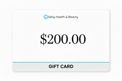 Tarjeta de regalo de salud y belleza diaria
