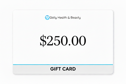 Tarjeta de regalo de salud y belleza diaria