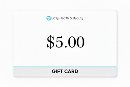 Tarjeta de regalo de salud y belleza diaria