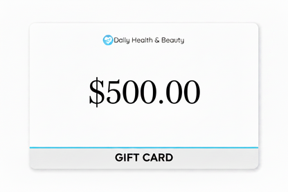 Tarjeta de regalo de salud y belleza diaria