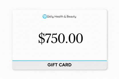 Tarjeta de regalo de salud y belleza diaria