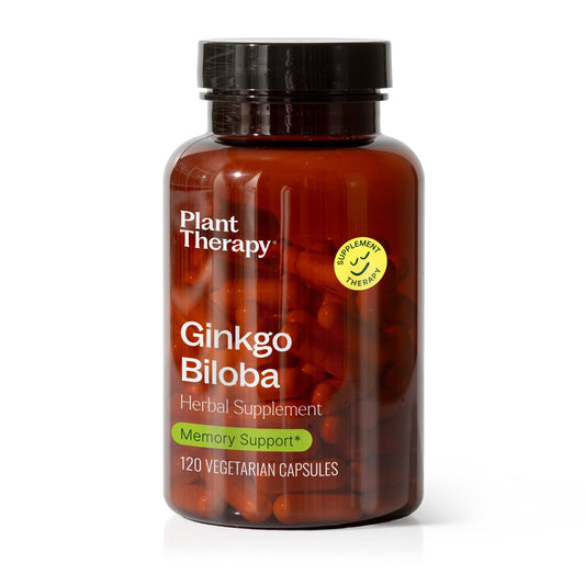 Ginkgo Biloba Herbal Supplement - 120 Capsules | Daily Health & Beauty