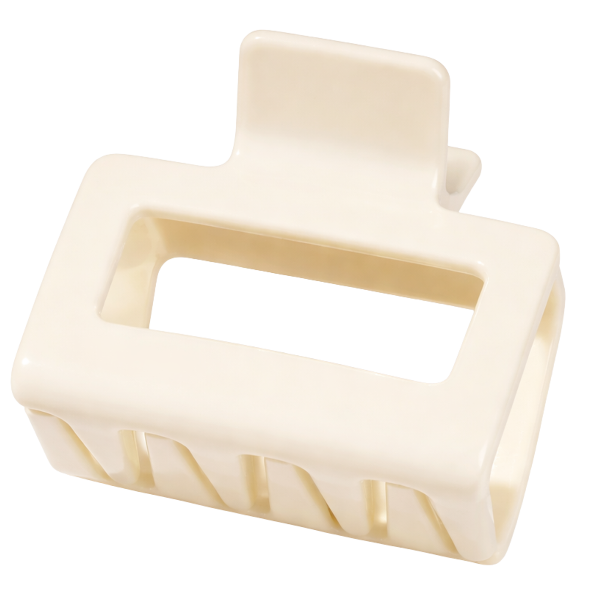 Glossy Square Claw Hair Clip (3 Pack)