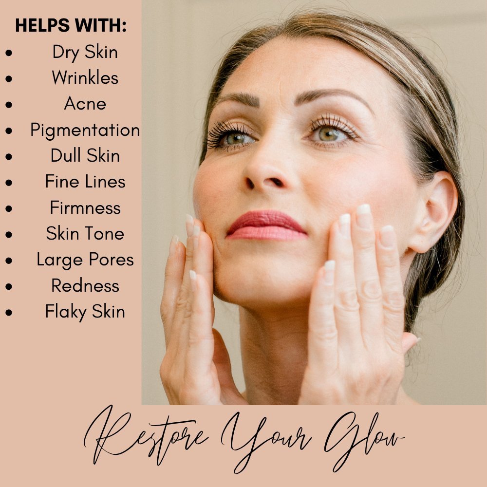 Glow Up All Natural, Organic Skin Care Set to Heal Skin | Daily Health & Beauty