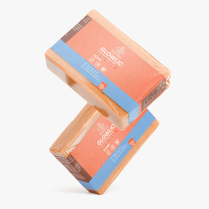 Glowlic Kojic Acid & Turmeric Soap | Brightening & Even Tone Support |3.5 oz