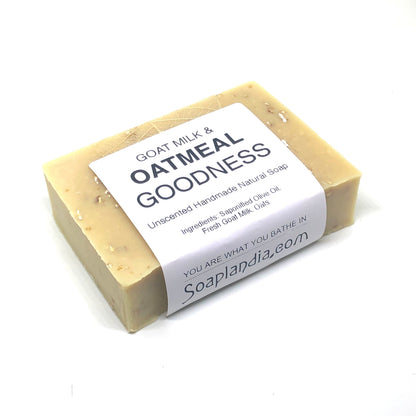 Goat Milk & Oatmeal Bar Soap, Unscented
