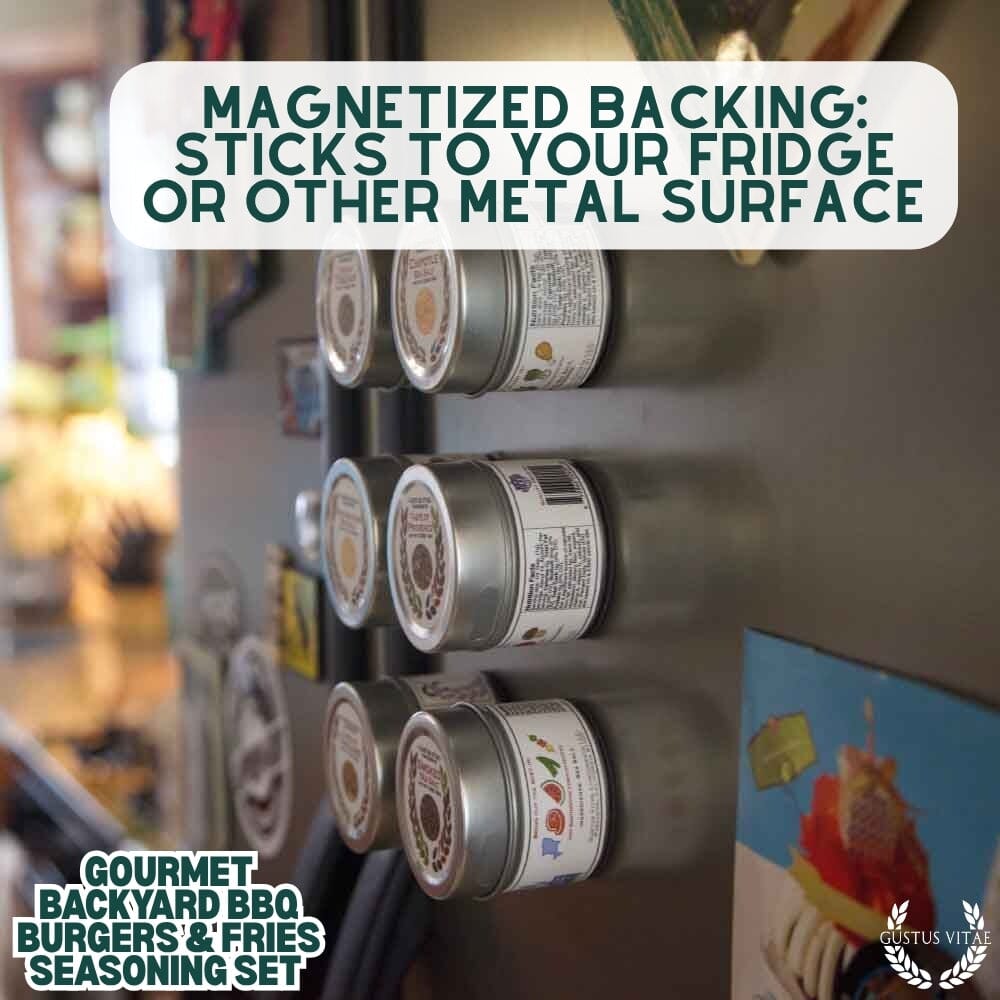 Gourmet Backyard BBQ Burgers & Fries Seasoning Set - Six Pack