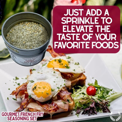 Set de condimentos gourmet para papas fritas (paquete de seis) 