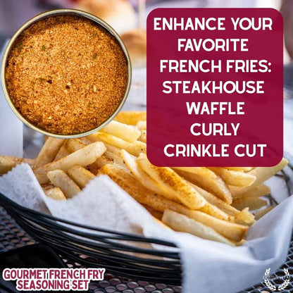 Set de condimentos gourmet para papas fritas (paquete de seis) 