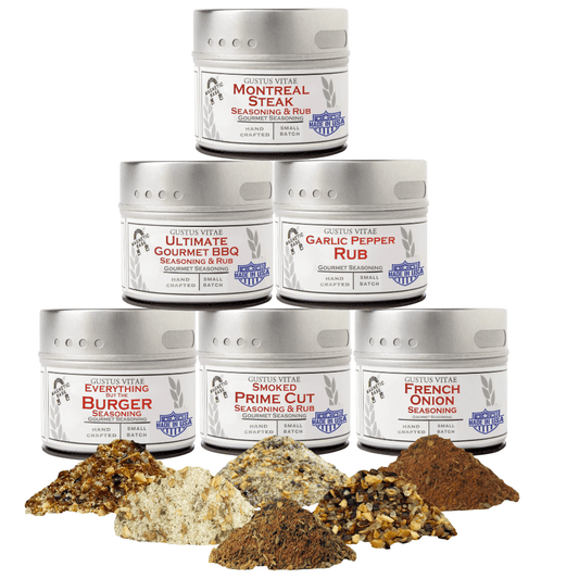 Gourmet BBQ Steak &  Beef Seasoning Gift Set - Six Pack