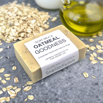 Goat Milk & Oatmeal Bar Soap, Unscented